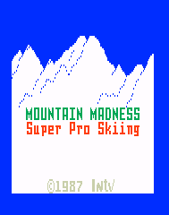 Mountain Madness - Super Pro Skiing Title Screen